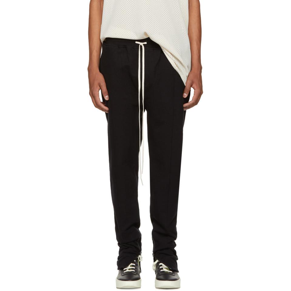 fear of god essentials black sweatpants