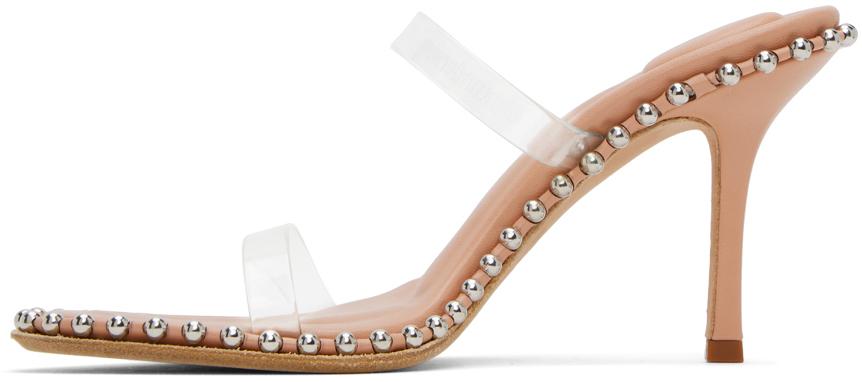 Alexander Wang Pink Nova 85 Heeled Sandals in Black | Lyst