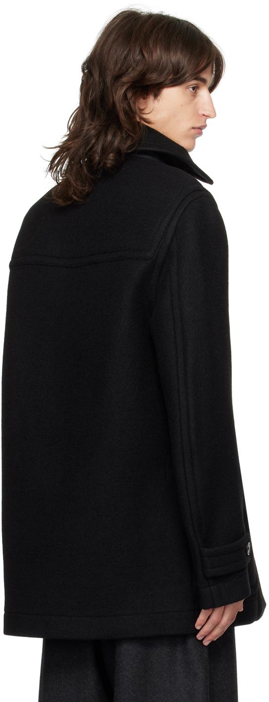 専用　DRIES VAN NOTEN ブラック ダッフルコート M 210.jpg