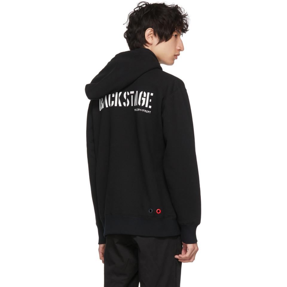 Moncler Genius 7 Moncler Fragment Hiroshi Fujiwara Black Backstage Pass  Hoodie for Men | Lyst