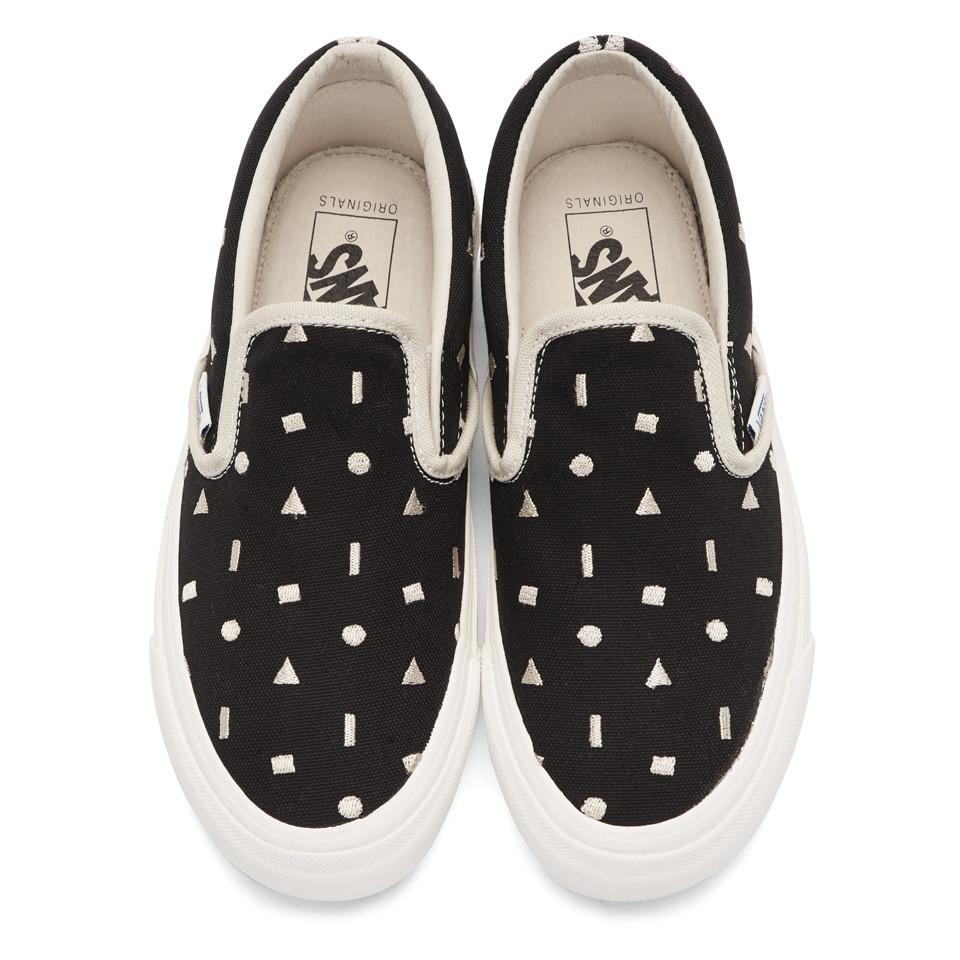 vans embroidered slip on