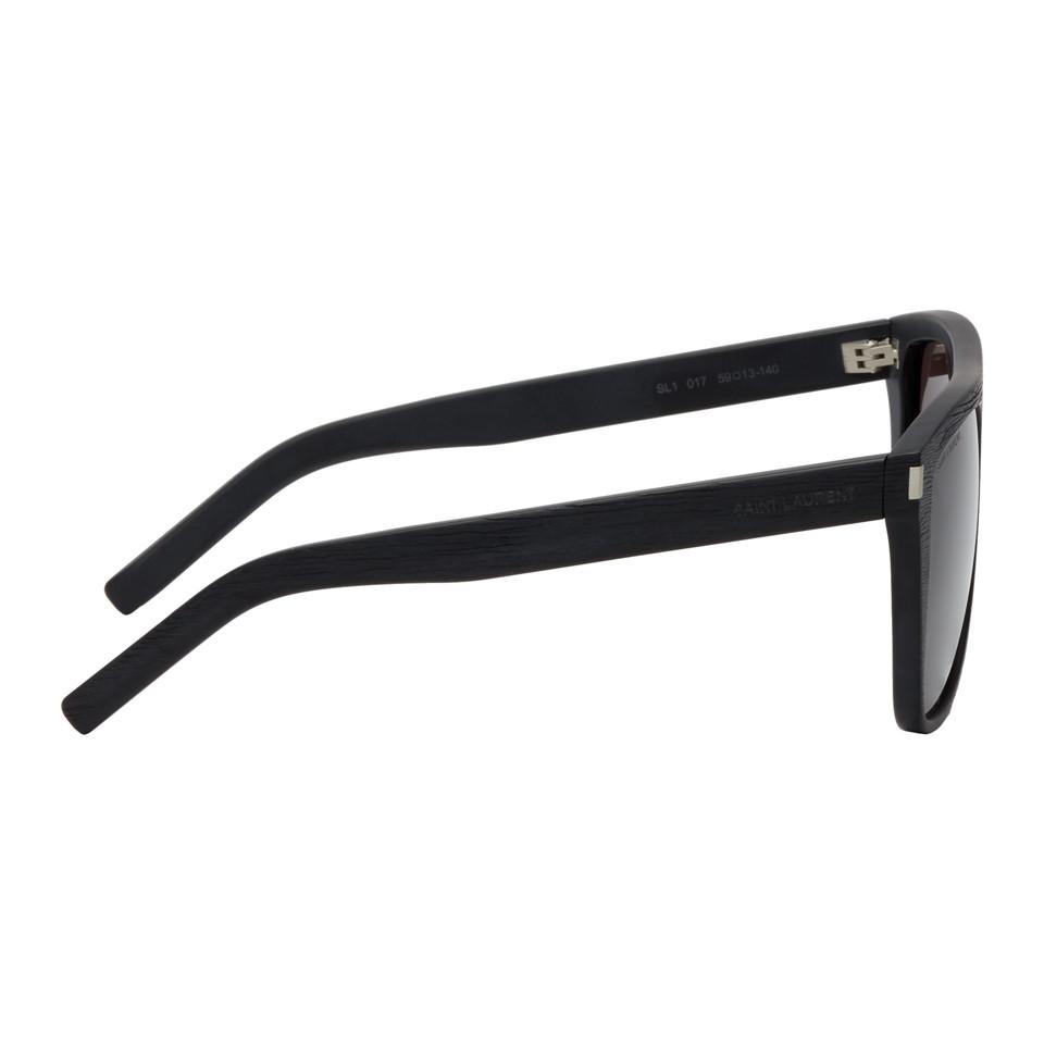 Saint Laurent Black Sl 1 017 Sunglasses for Men | Lyst