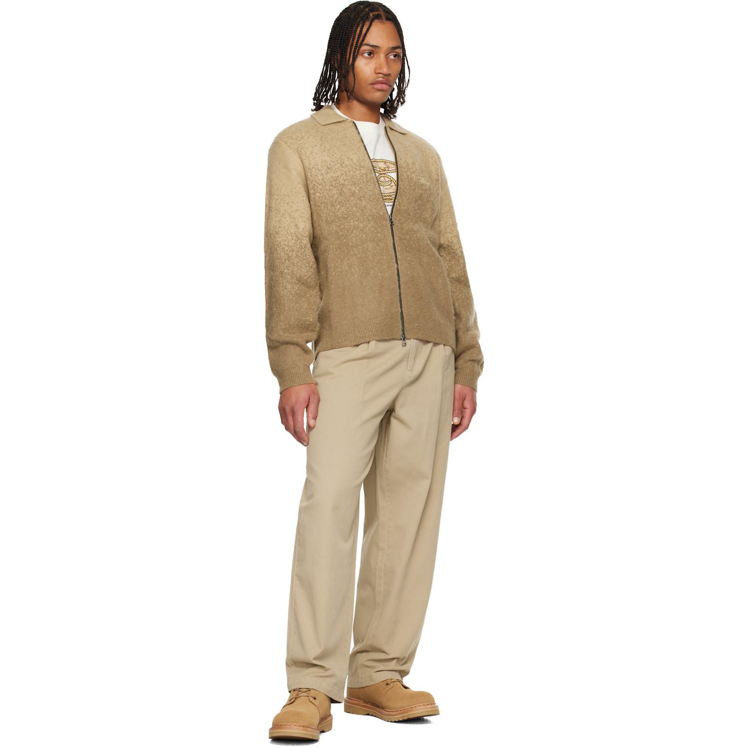 Dime Mohair Double Zip Knit Sweater in Natural for Men | Lyst UK