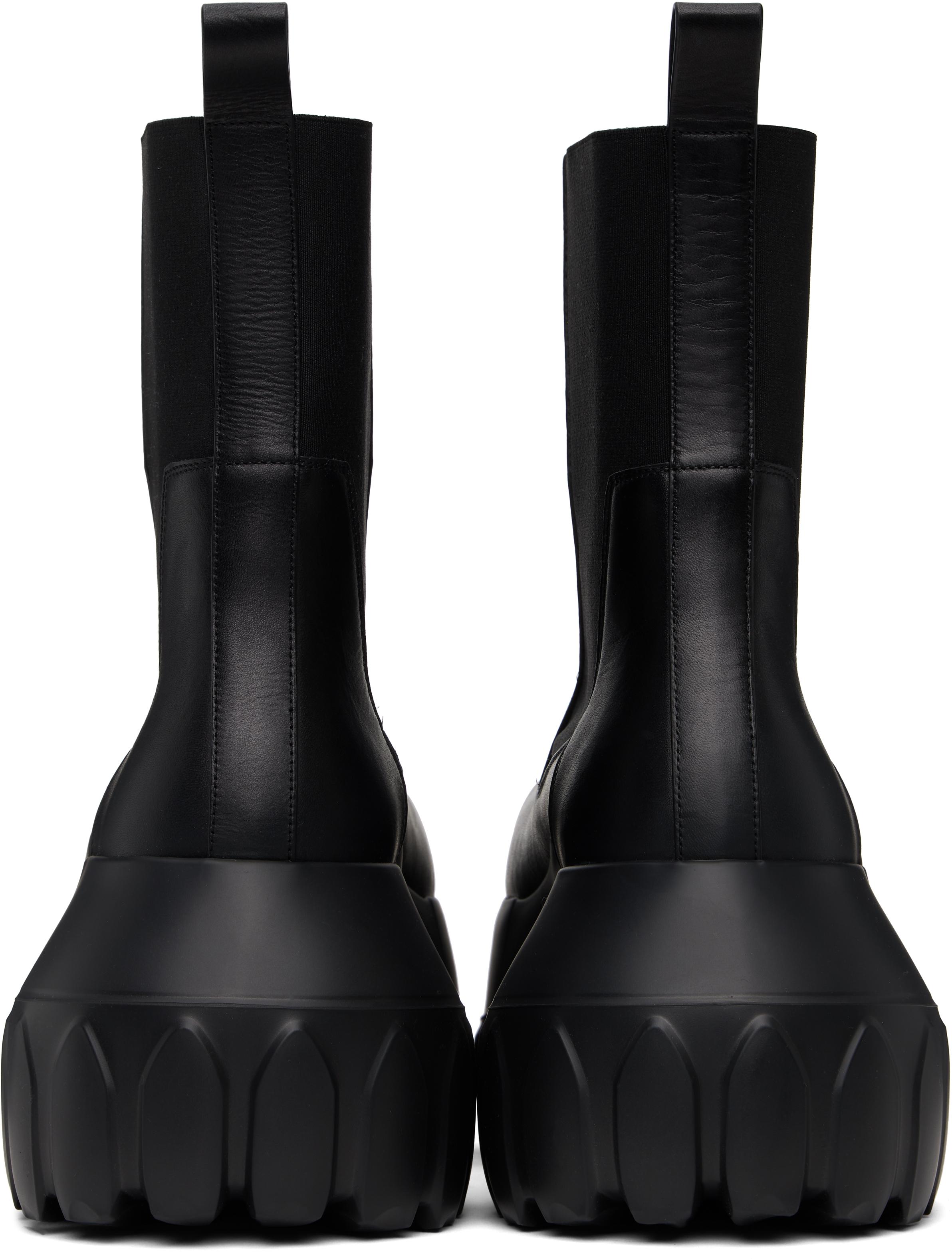 Rick Owens Hollywood Beatle Mega Tractor Chelsea Boots in