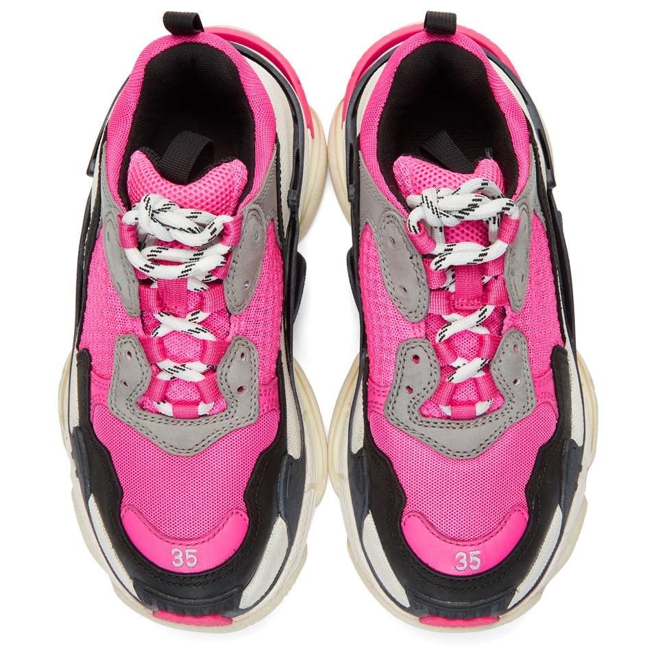 mens pink balenciaga shoes