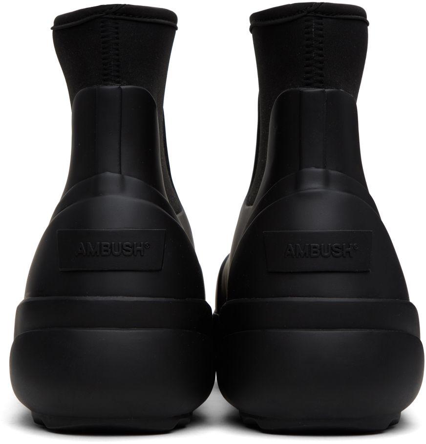 靴 AMBIUSH Black Rubber Boots 41 Black Rubber Boots by AMBUSH on Sale