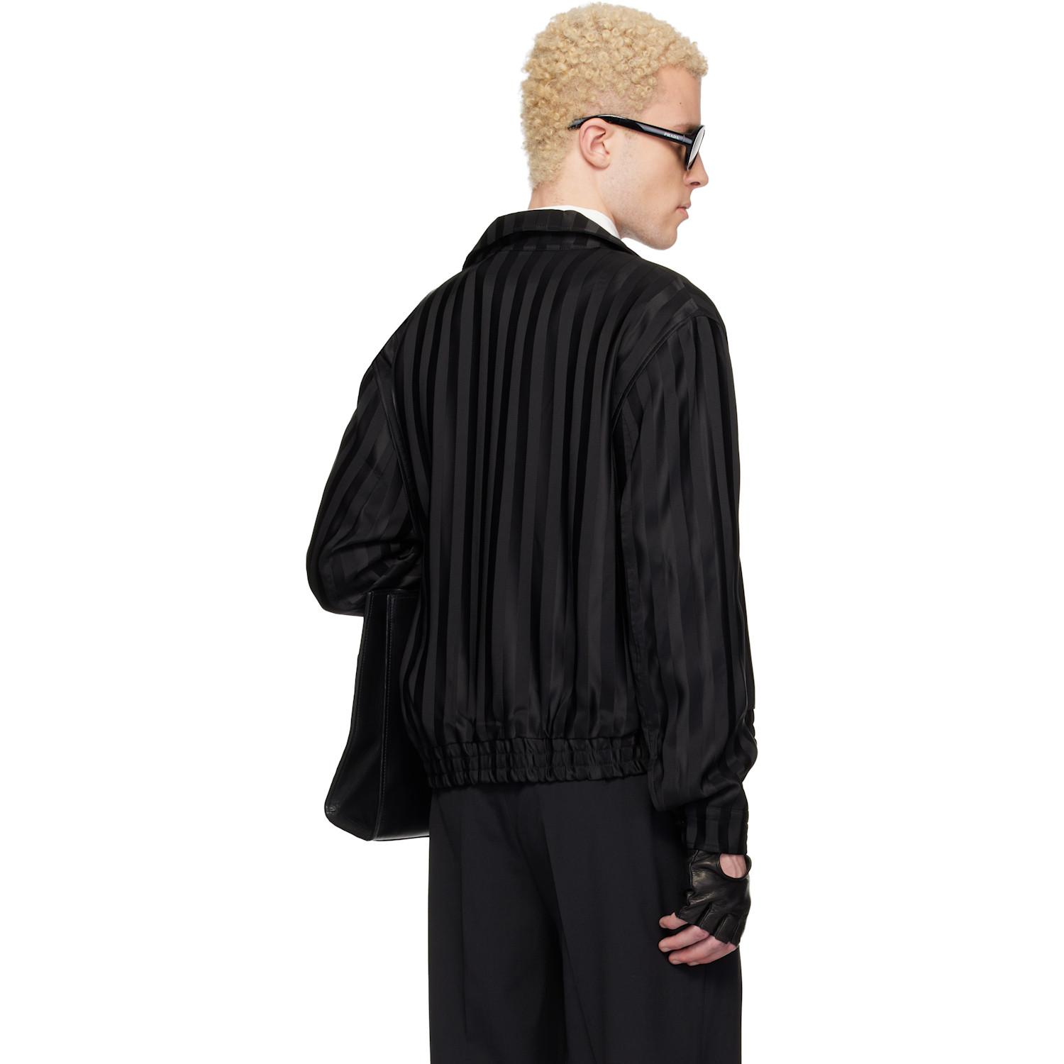 Ernest W. Baker Harrington Jacket in Black for Men | Lyst
