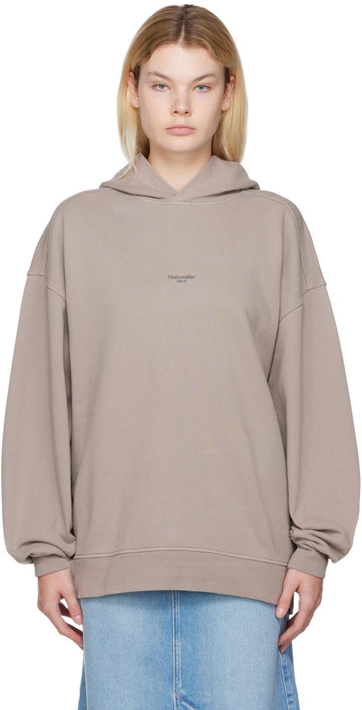 Holzweiler hoodie beige sales