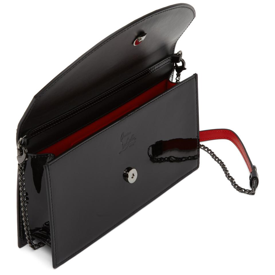 louboutin black clutch