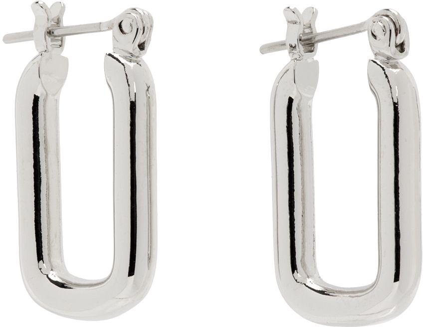 Laura Lombardi Cresca Hoop Earrings in Black | Lyst