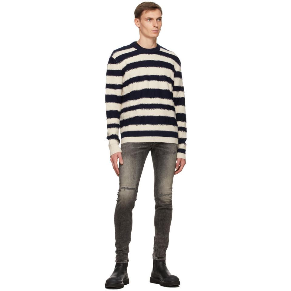 DIESEL Denim Black Sleenker 009jf Jeans for Men | Lyst