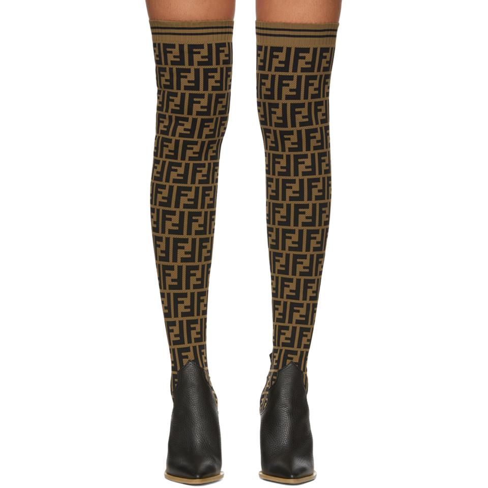 fendi boot socks