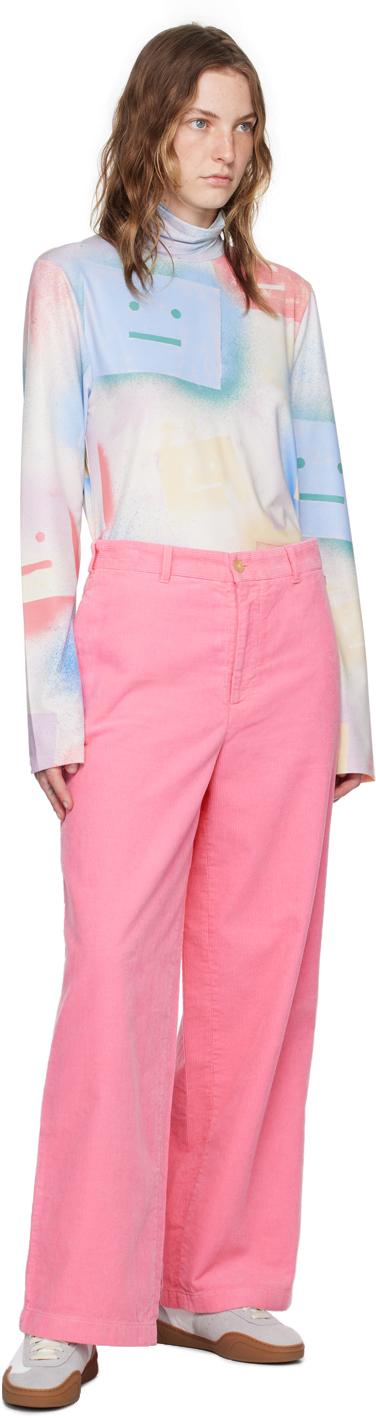【関税込み】Acne Studios ピンク コーデュロイパンツ Acne Studios コーデュロイパンツ ピンク | Lyst
