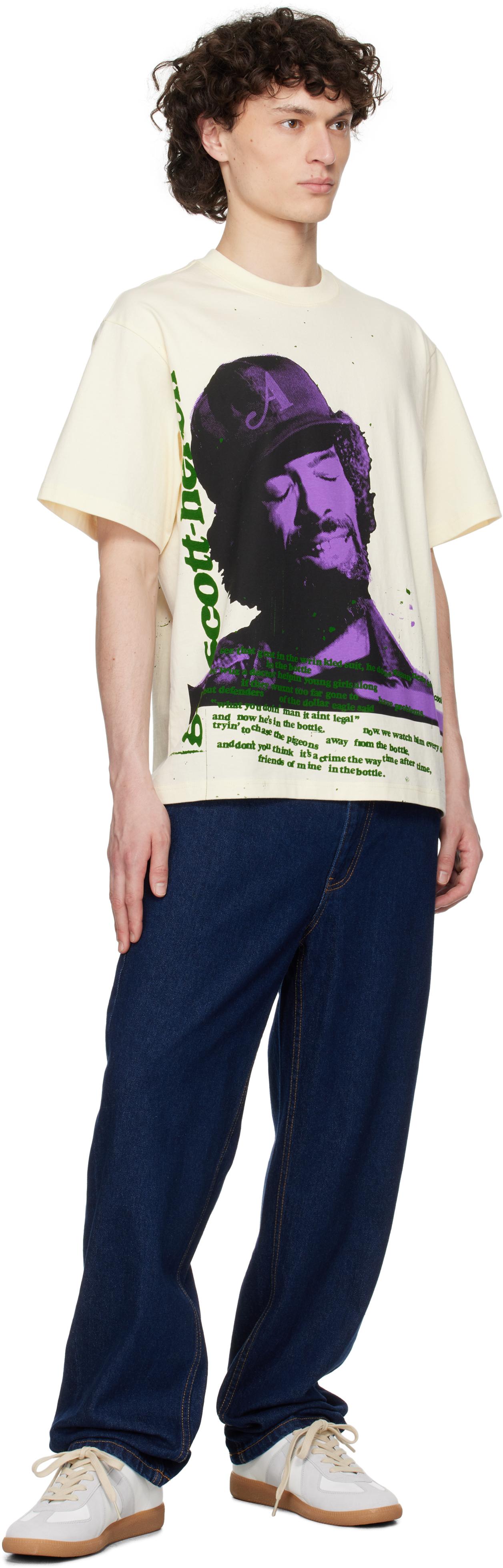 ★Awake NY★ オフホワイト Gil Scott-Heron Icon Tシャツ Off-White Gil Scott-Heron Icon T-shirt by Awake NY on Sale