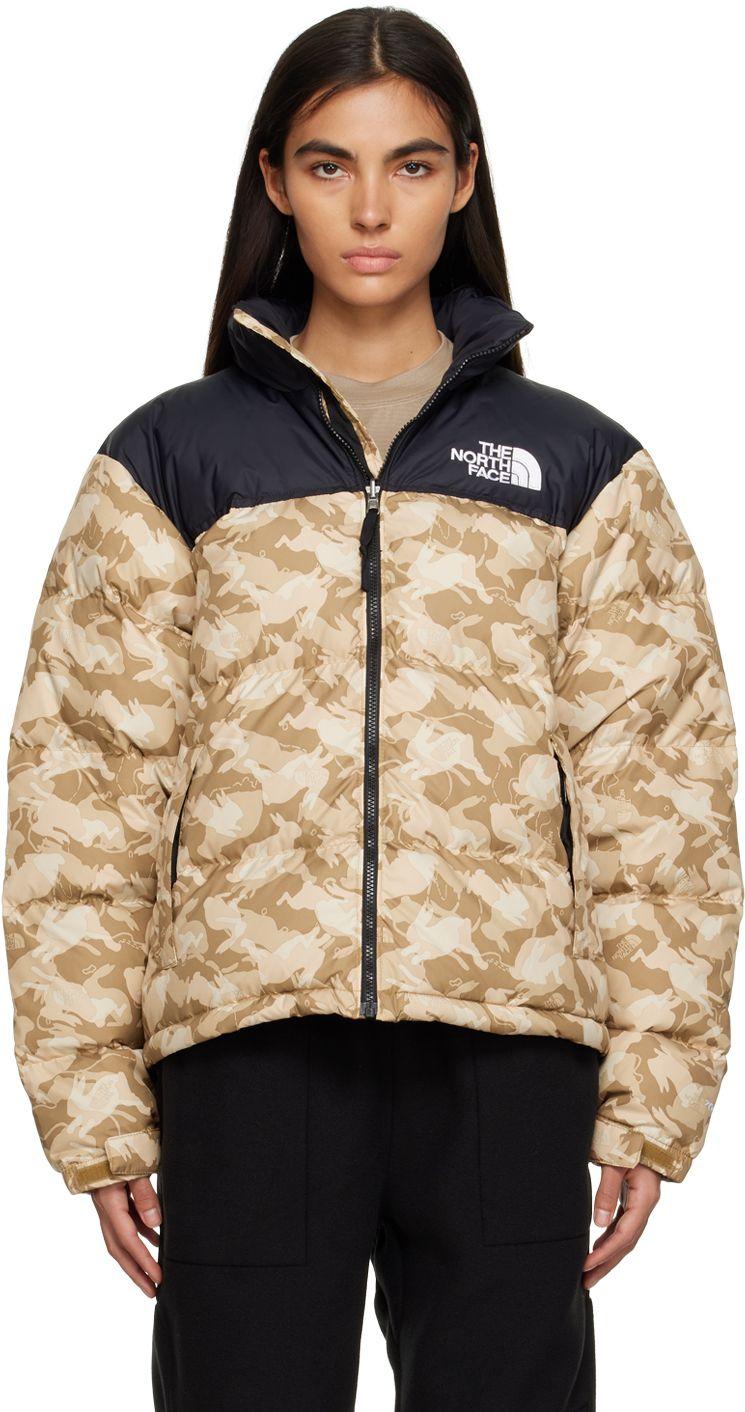 The North Face Beige 1996 Retro Nuptse Packable Down Jacket in Black | Lyst