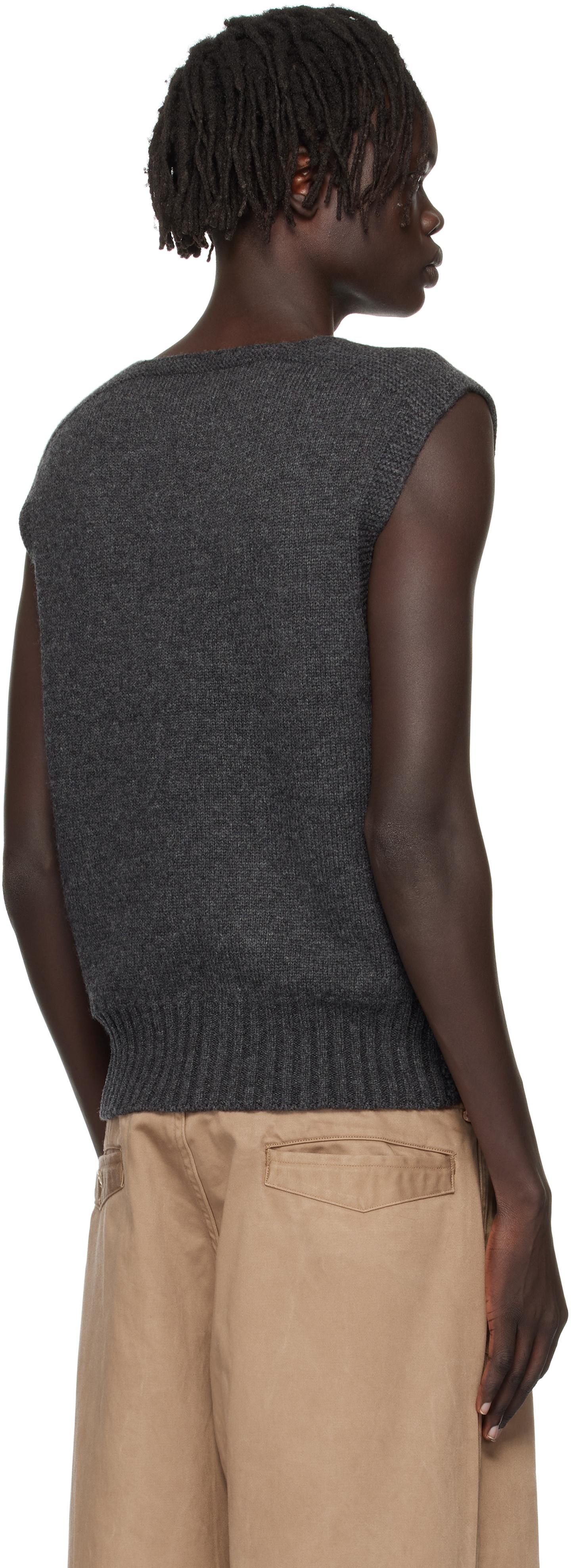 TAIGA TAKAHASHI Lot. 528 A.R.C Sweater Vest in Black for Men | Lyst