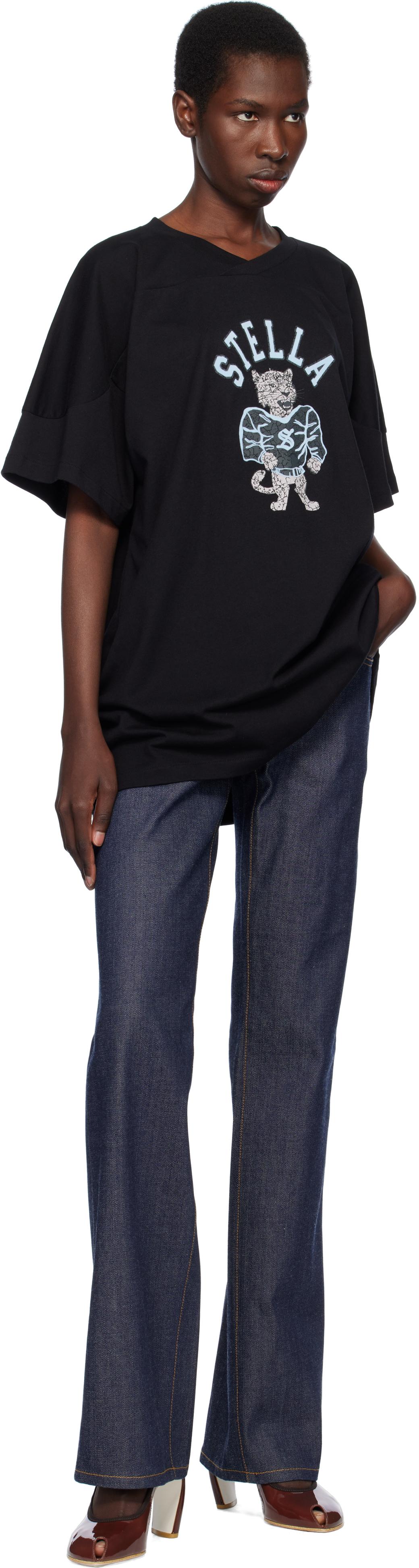 Stella McCartney ブラック Leopard Mascot Tシャツ ブラック | Lyst