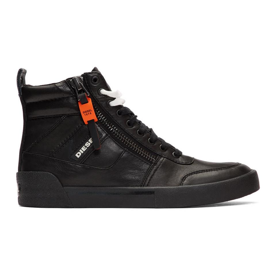 DIESEL Black S dvelows High top Sneakers For Men Lyst UK