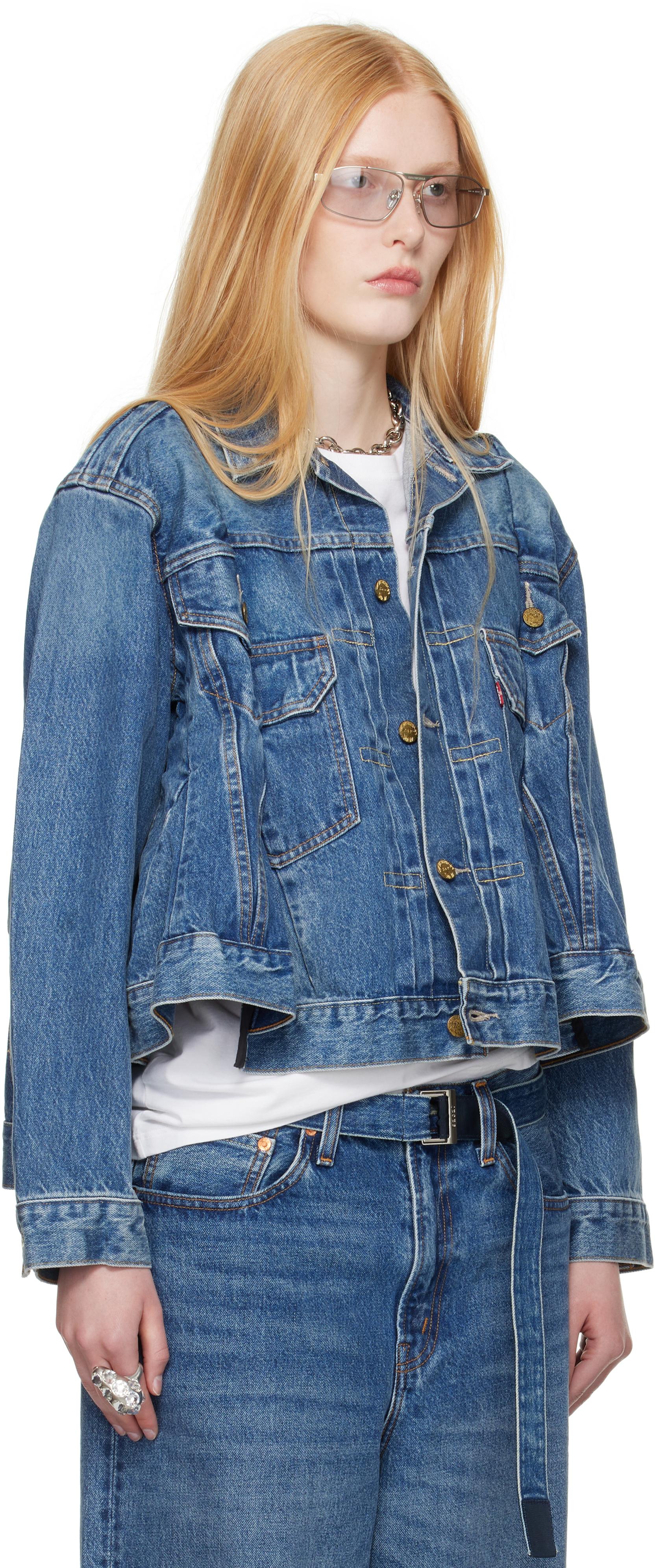 Sacai ブルー Levi