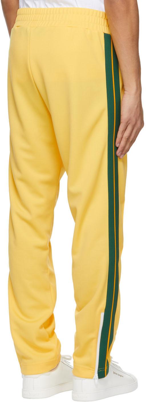 striped yellow pants