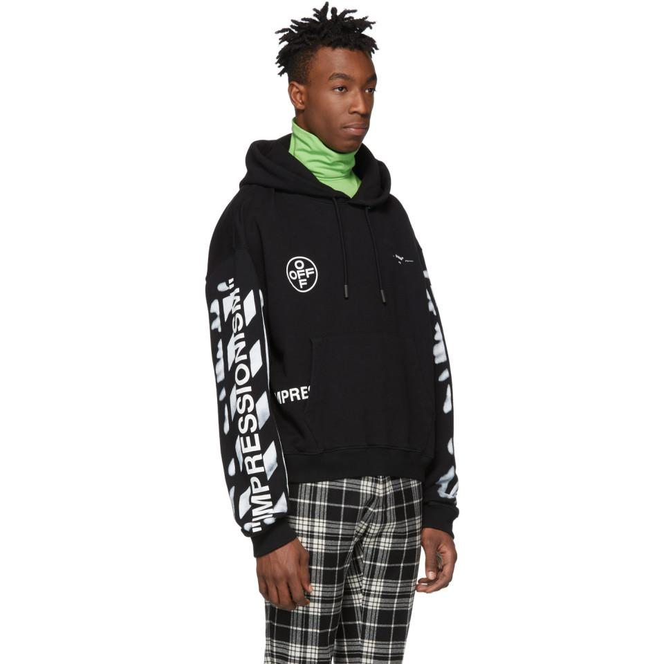 off white diag stencil hoodie