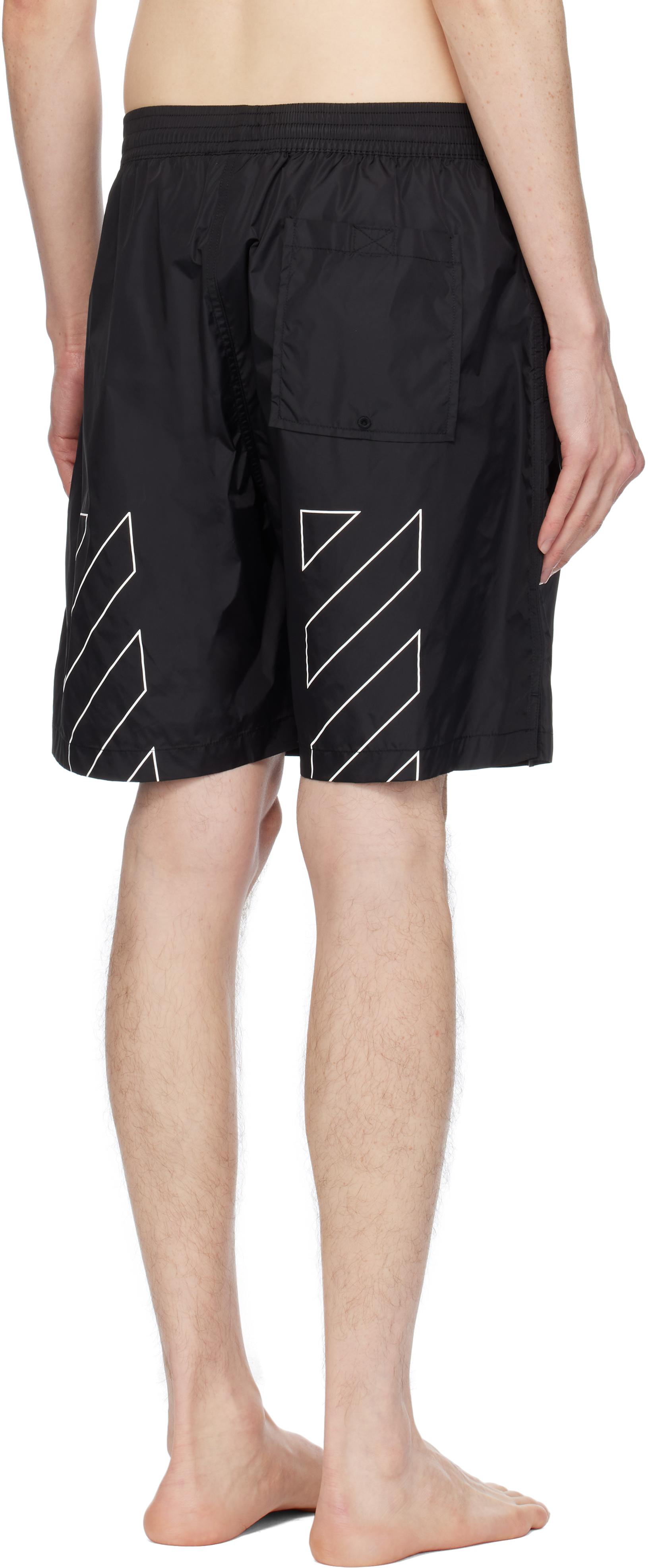 OFF WHITE Diag Print Swim Shorts 水陸両用 Off-White - OFF WHITE