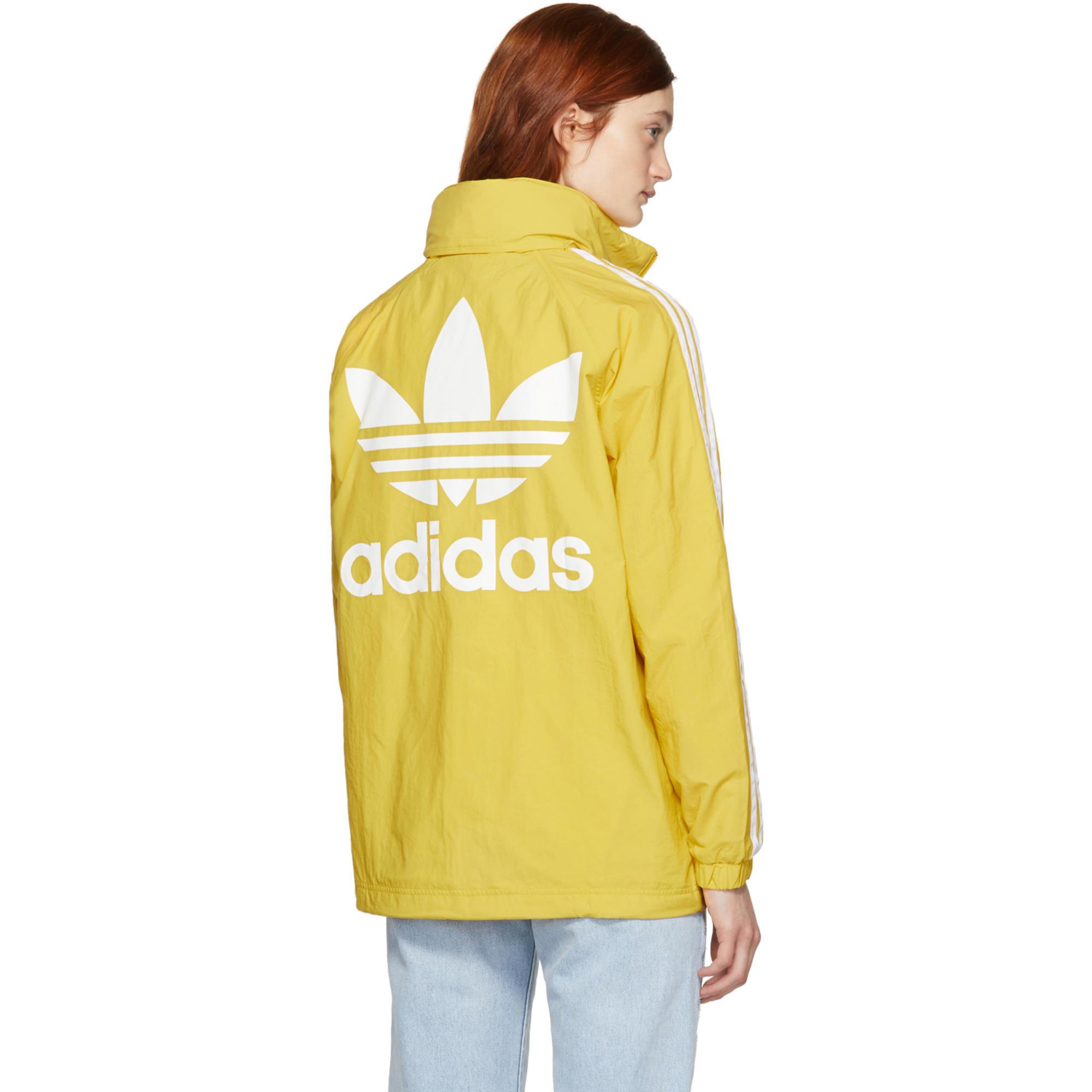 adidas yellow stadium jacket
