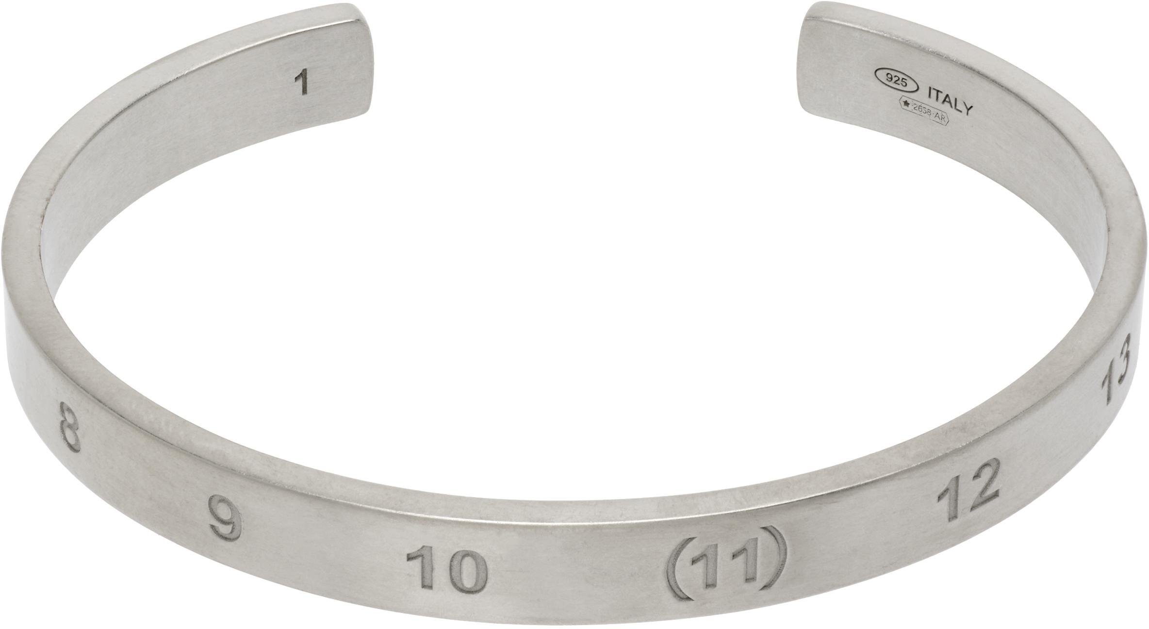 ブレスレット Maison Margiela Bracciale Aperto Con Logo Maison Margiela] BRACELET – GQ SHOP