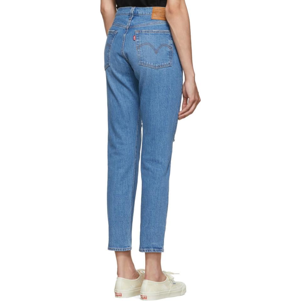 blue wedgie icon jeans