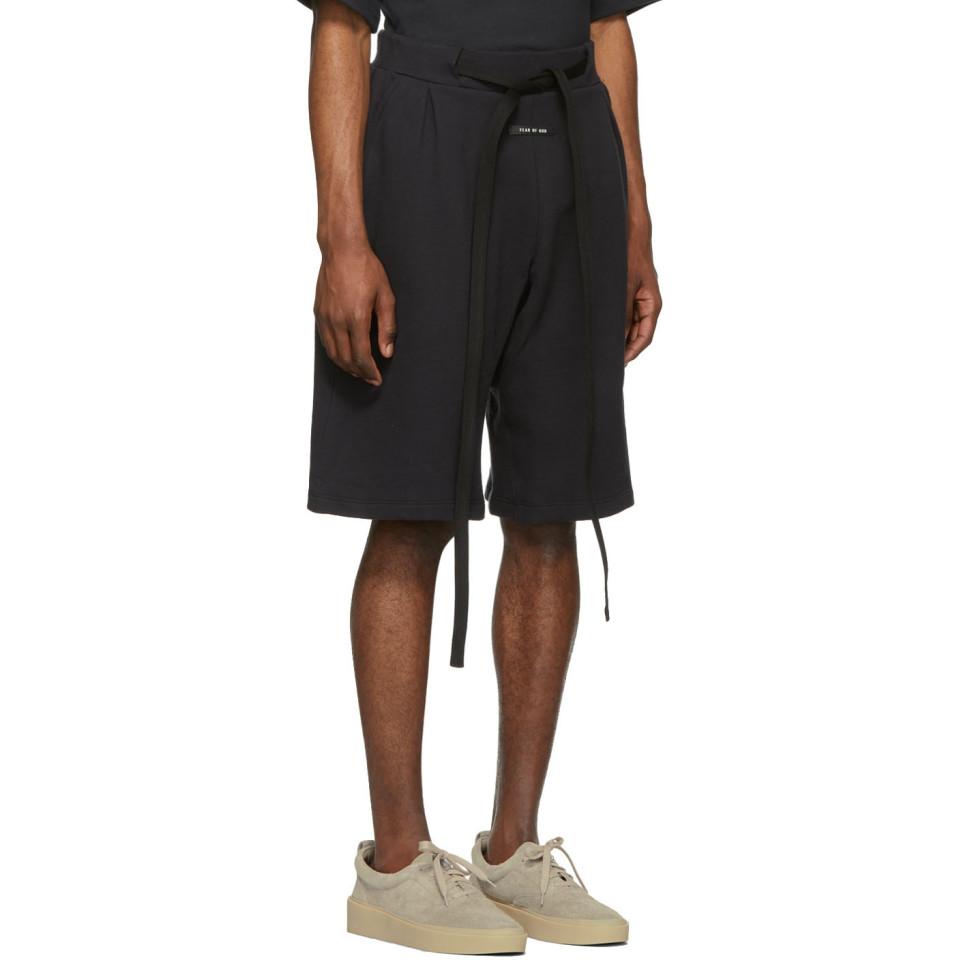 メンズ Fear Of God ブラック ビンテージ ラウンジ ショーツ ブラック