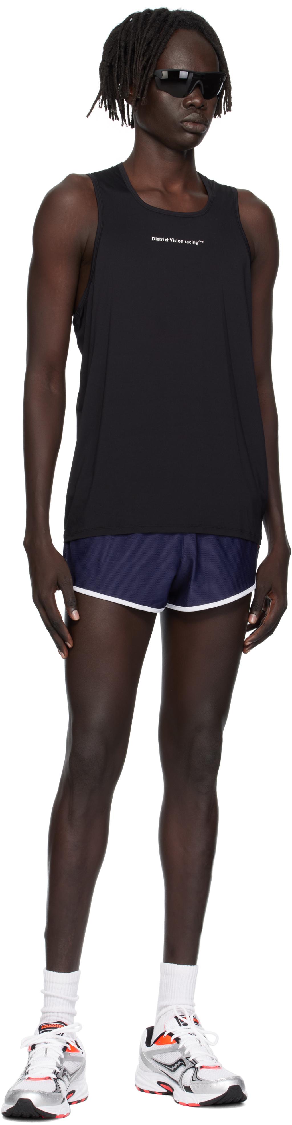District Vision Ultralight Aloe Singlet Tank Top in Black for Men
