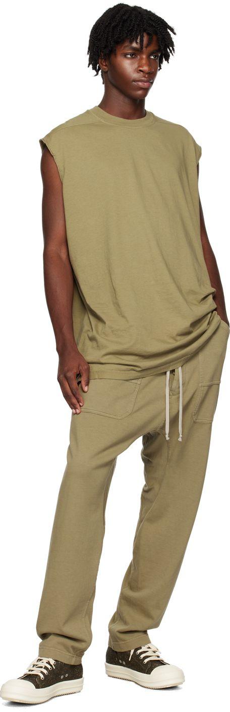 Rick Owens DRKSHDW Yellow Classic Cargo Sweatpants