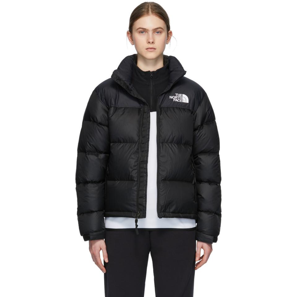 The North Face Synthetic Black Down 1996 Retro Nuptse Jacket - Lyst