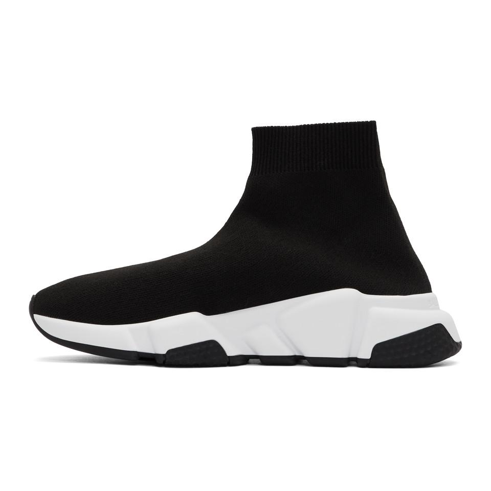 black balenciaga speed runners