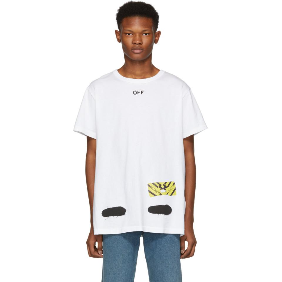 off white t shirt ssense