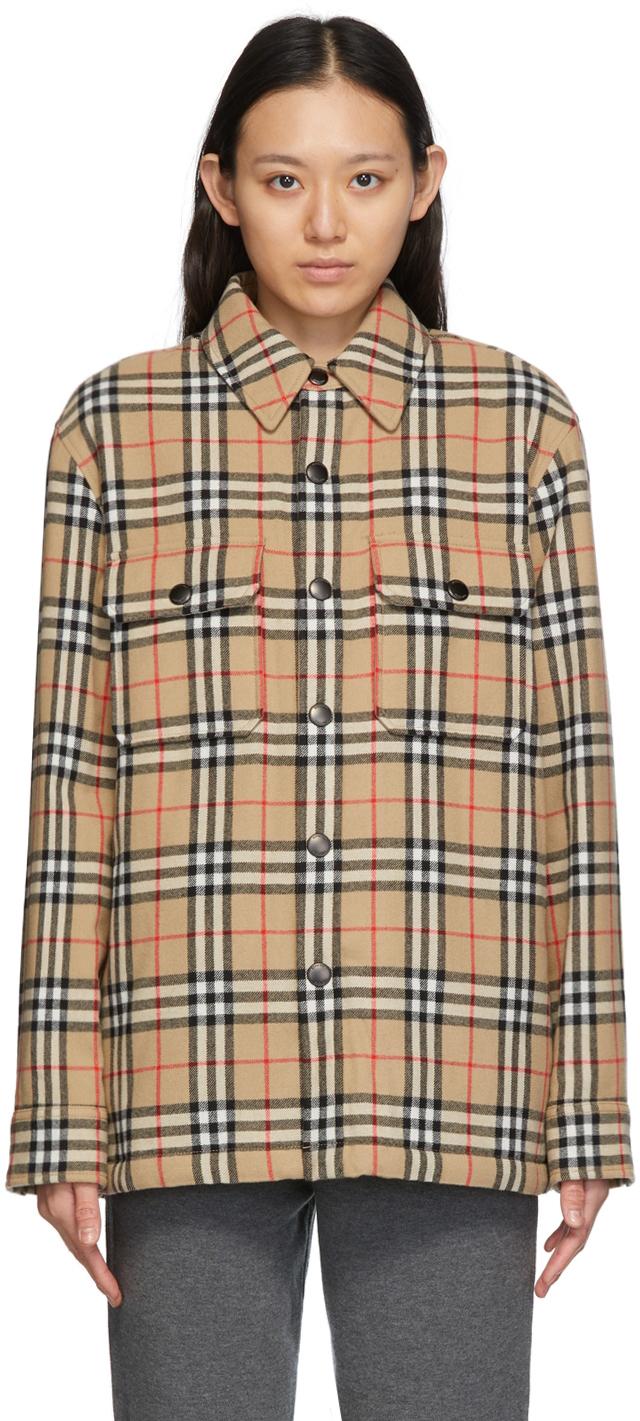 witchery check overshirt