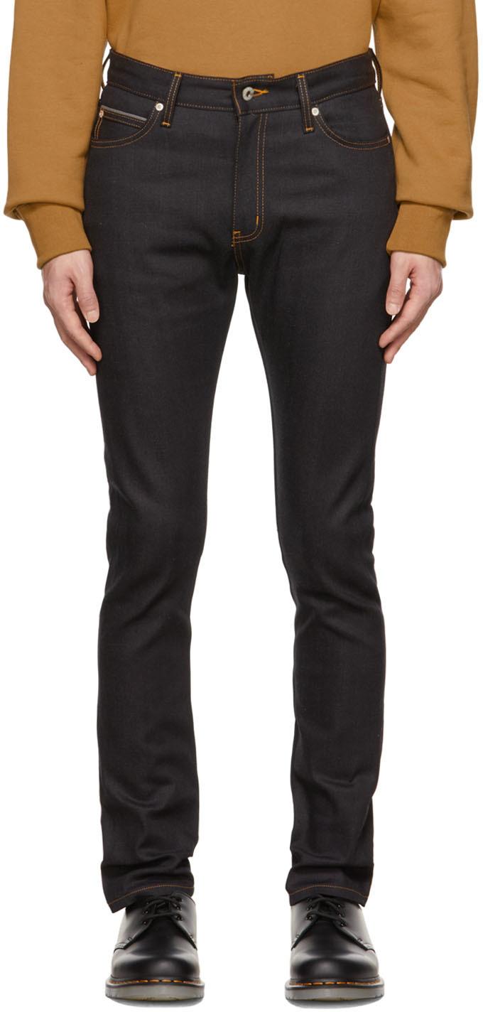 Naked & Famous Stacked Guy Jeans in Black for Men | Lyst