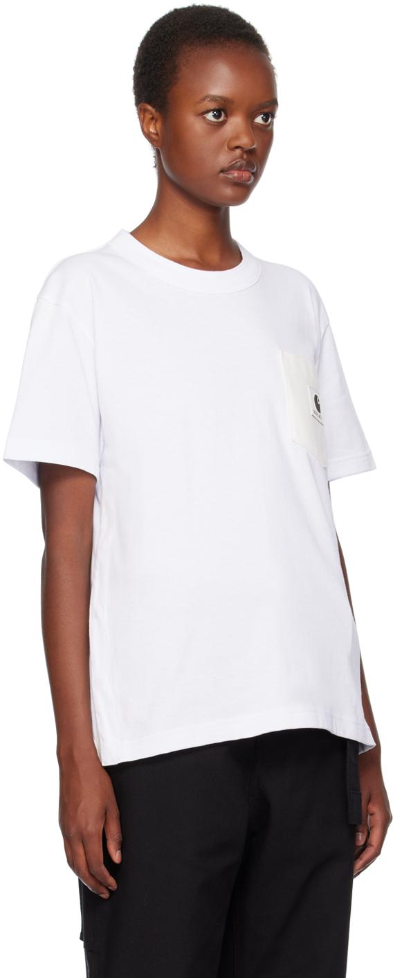 Sacai White Carhartt Wip Edition T-shirt | Lyst Canada