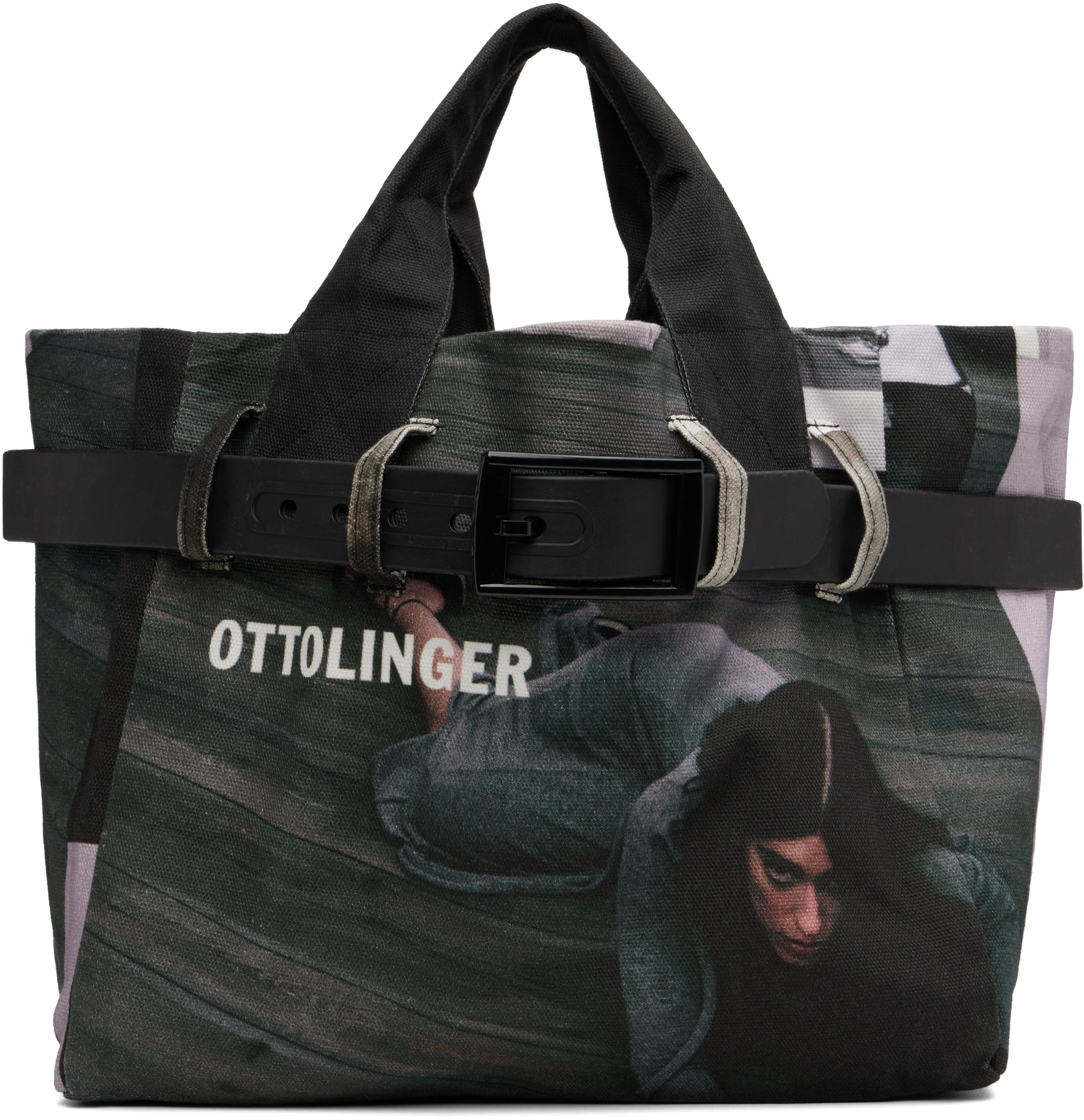 OTTOLINGER Maxi Belted Tote in Black | Lyst