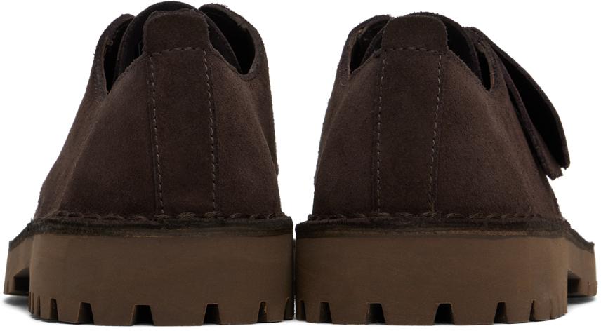 Clarks メンズ ブラック ブラウン Desert Rock Lo ダービー