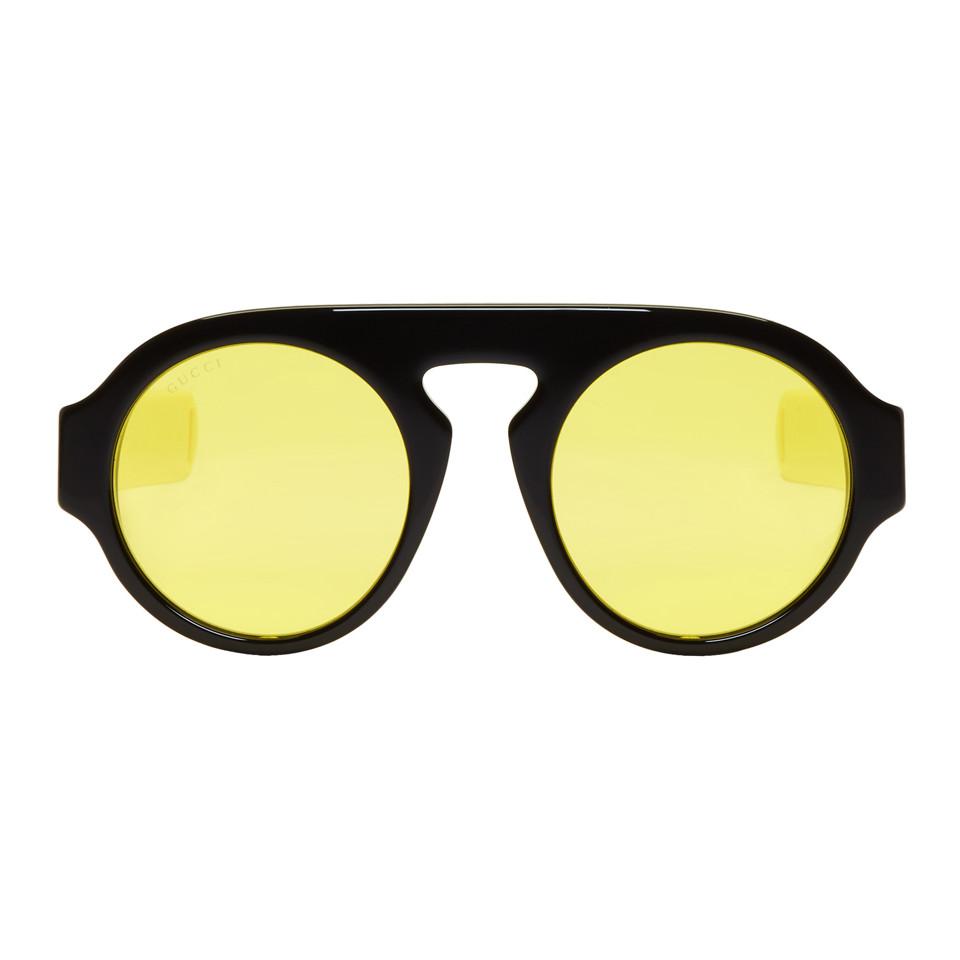 مرر بسرعة التحفيز نظرية نقش خامسا المزيد والمزيد lyst gucci black and yellow  sport sunglasses for men - mercerislandcn.org