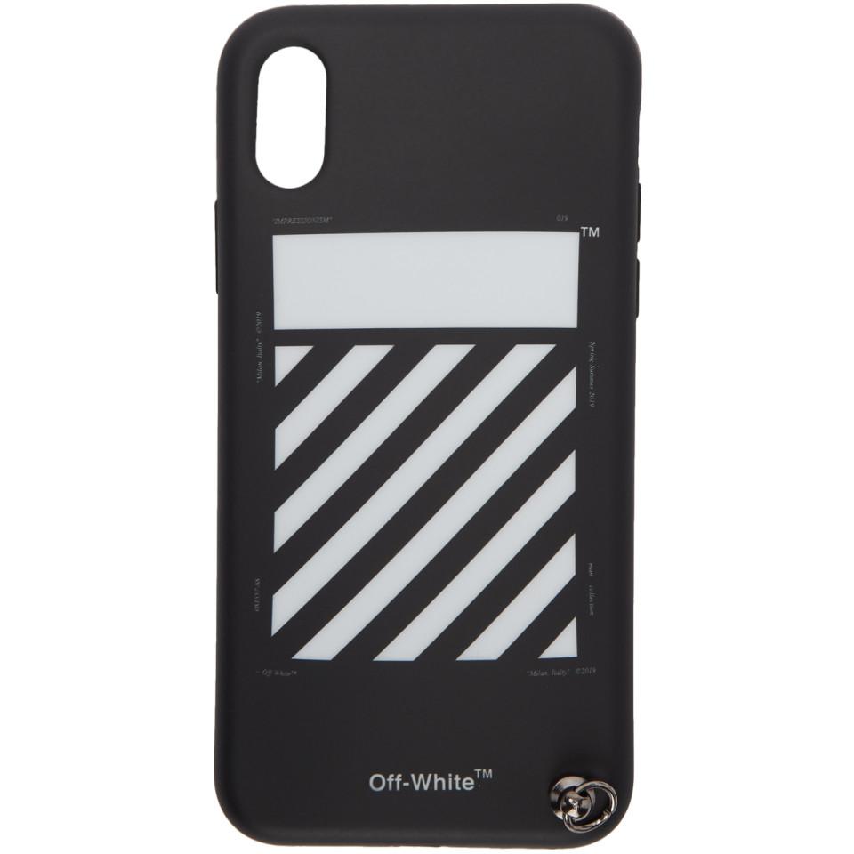 Off-White c/o Virgil Abloh Black Diag Iphone X Strap Case | Lyst