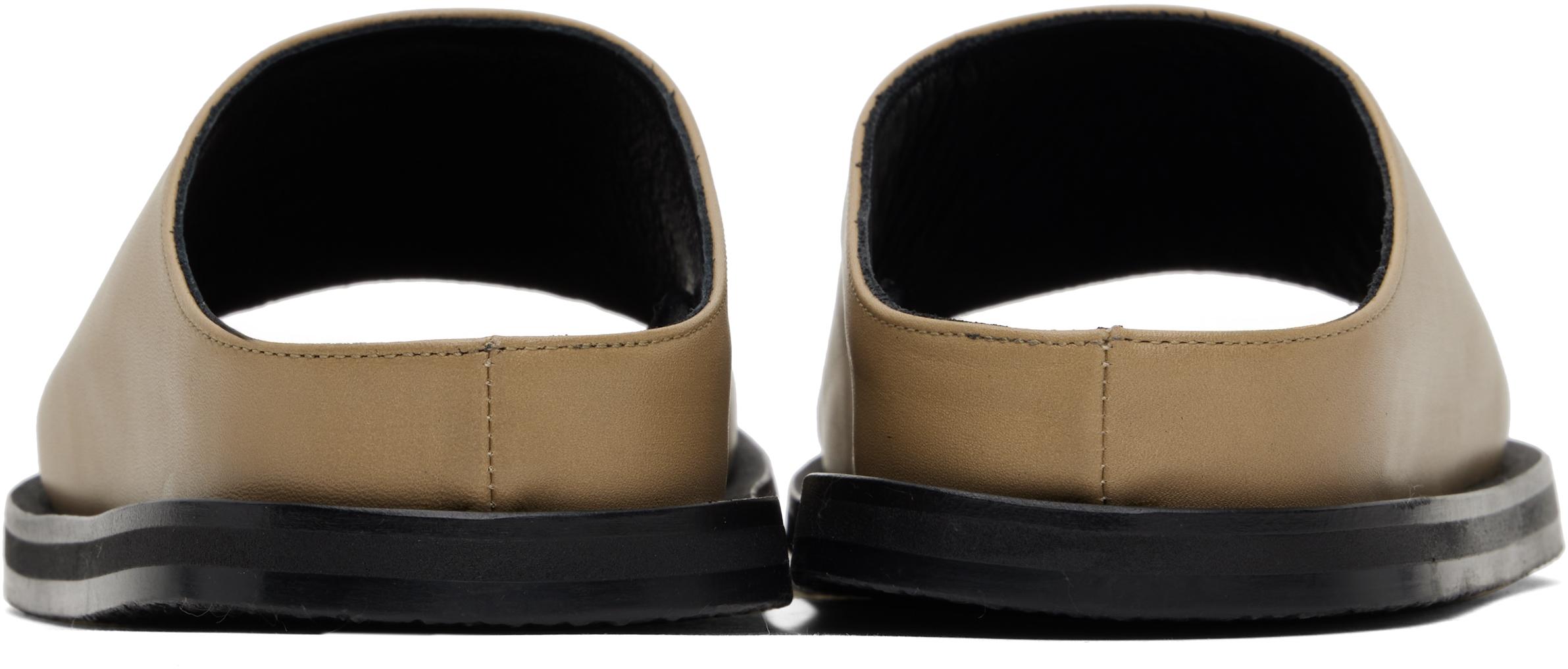 STUDIO NICHOLSON レザーフラットサンダル レディース Studio Nicholson フラットサンダル | オンライン