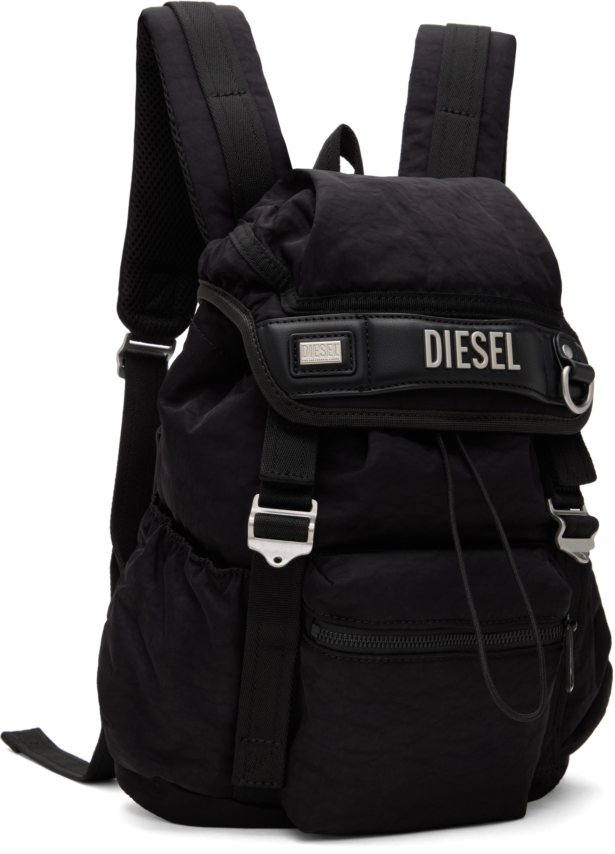 DIESEL Logos S Backpack in Black for Men | Lyst DIESEL Logos S Backpack in Black for Men | Lyst