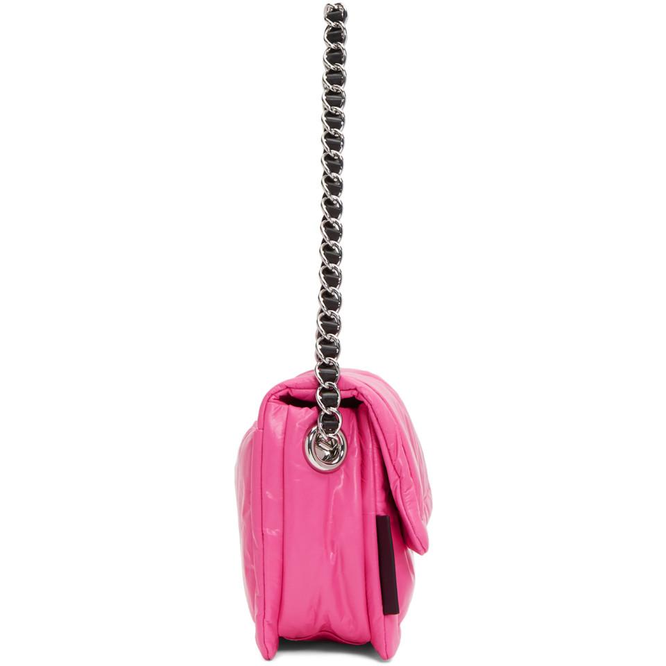 Marc Jacobs pink mini pillow shoulder bag for women, M0015773668 at  Farfetch.com