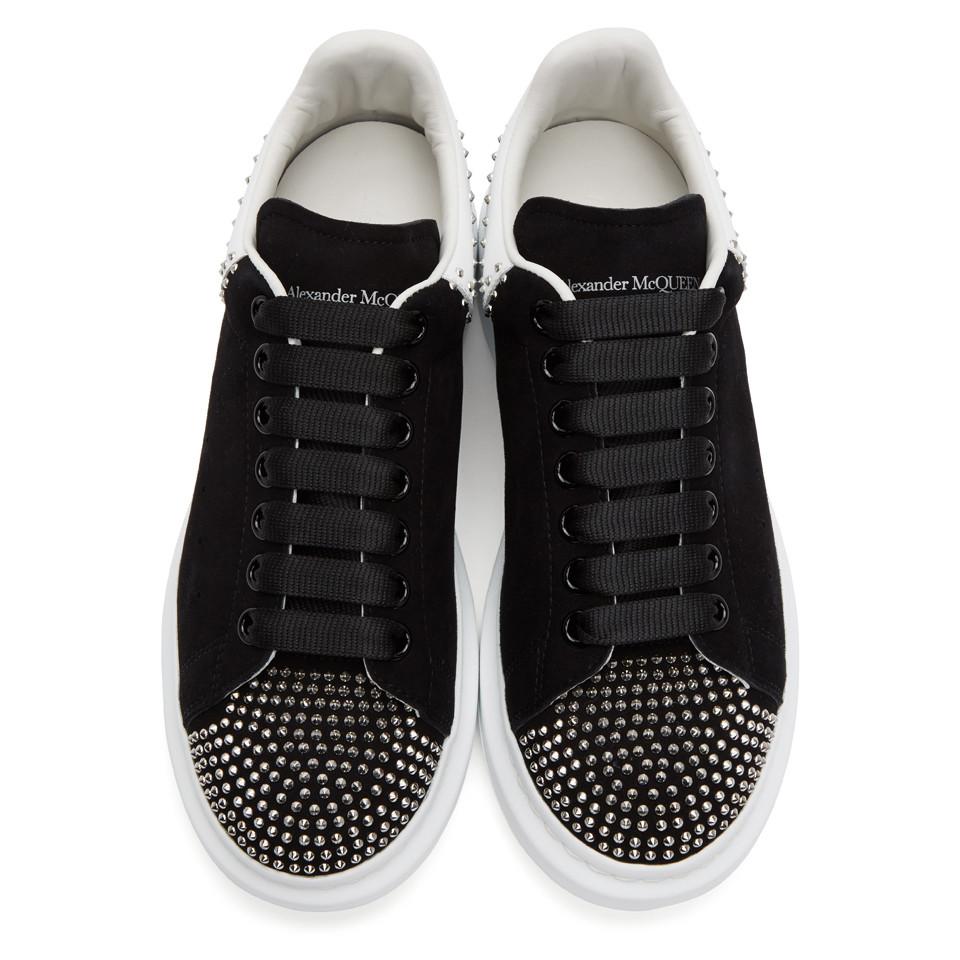 alexander mcqueen black suede sneakers