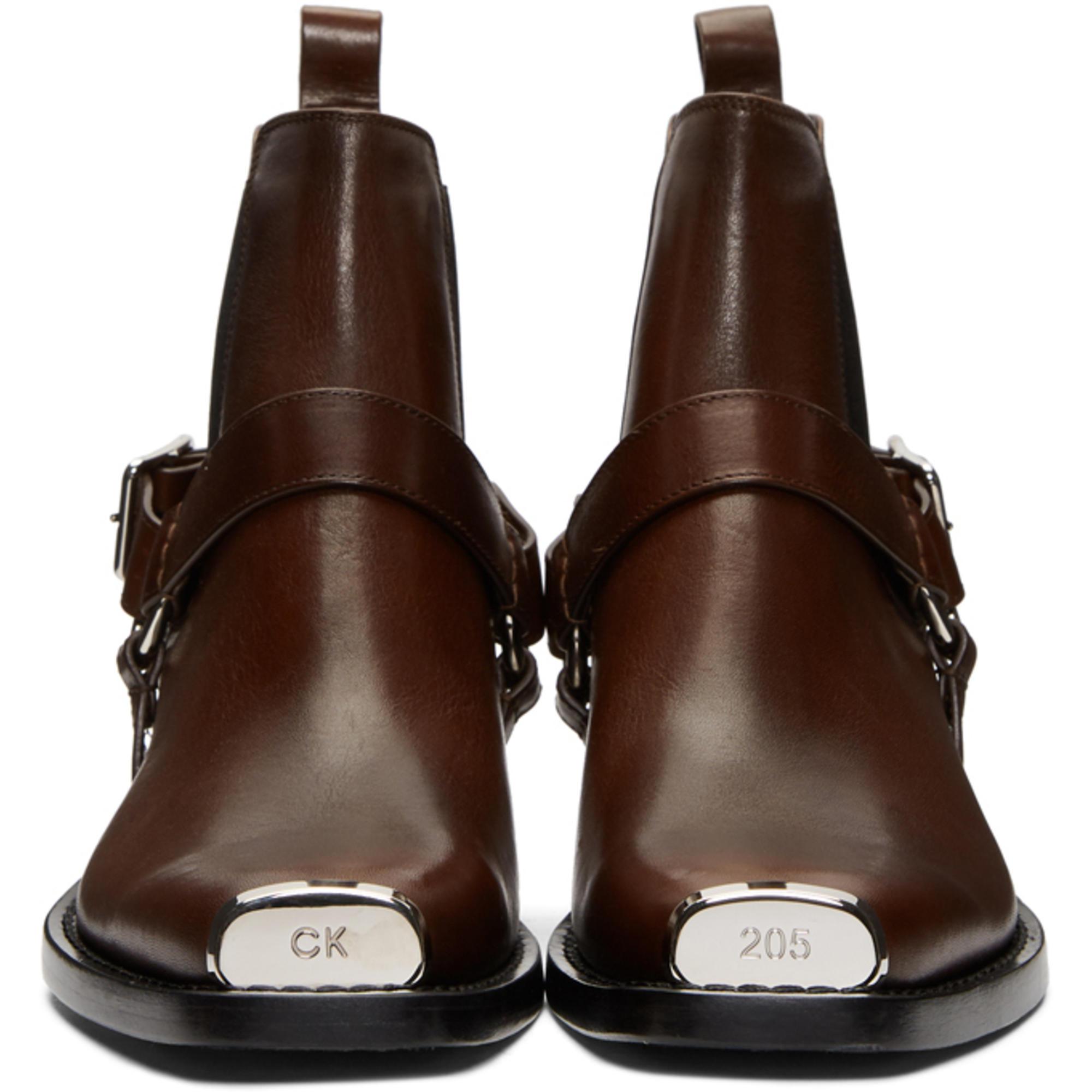 calvin klein 205w39nyc harness boots