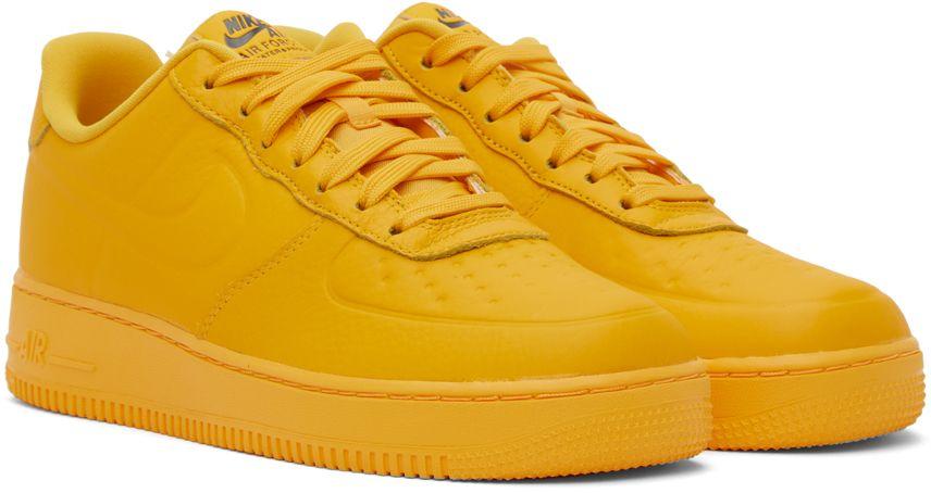 Nike Yellow Air Force 1 '07 Pro-tech Sneakers in Black for Men | Lyst