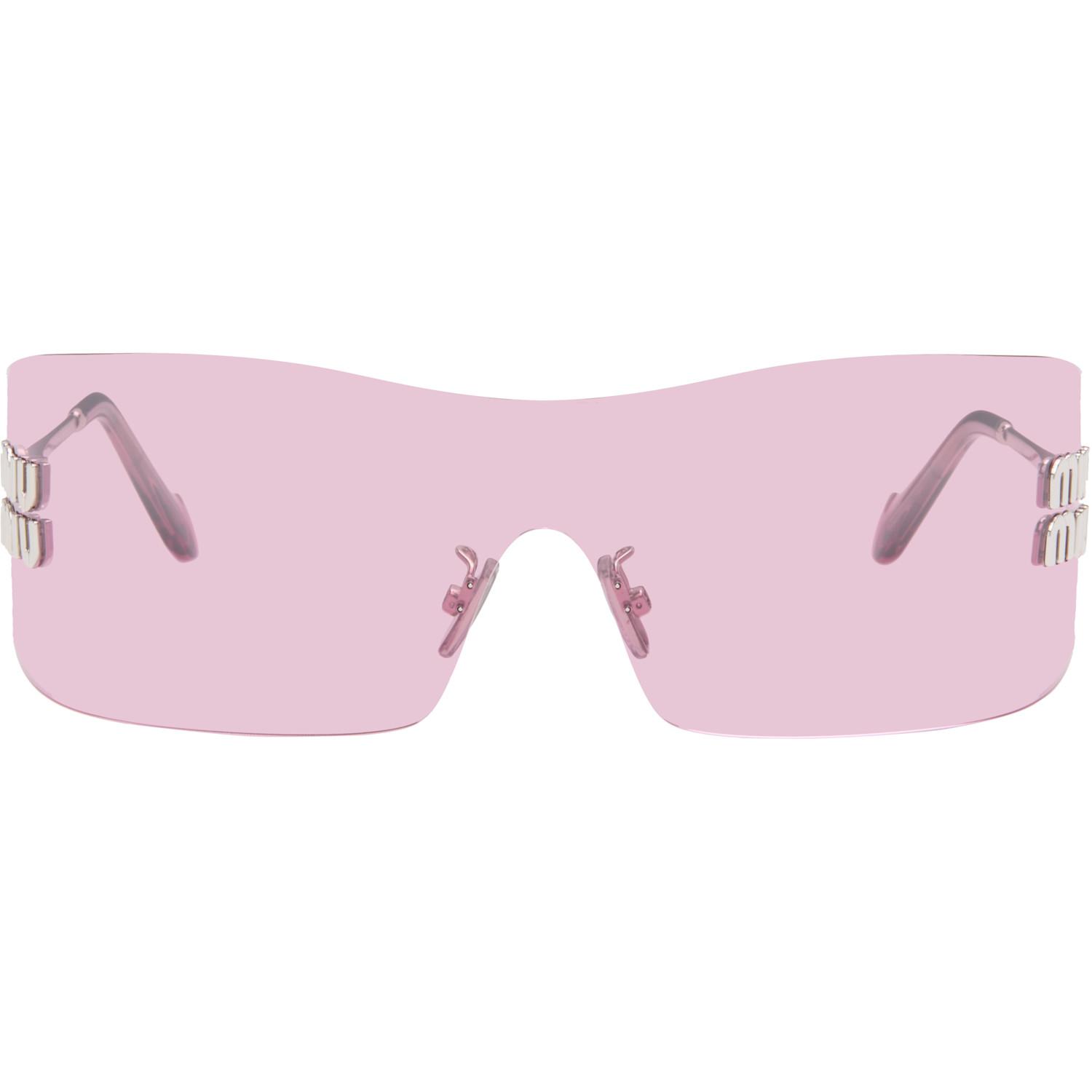 Miu Miu Aube Sunglasses in Pink | Lyst UK display picture 2