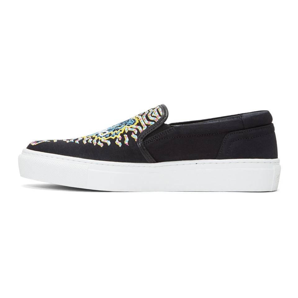 kenzo slip ons womens